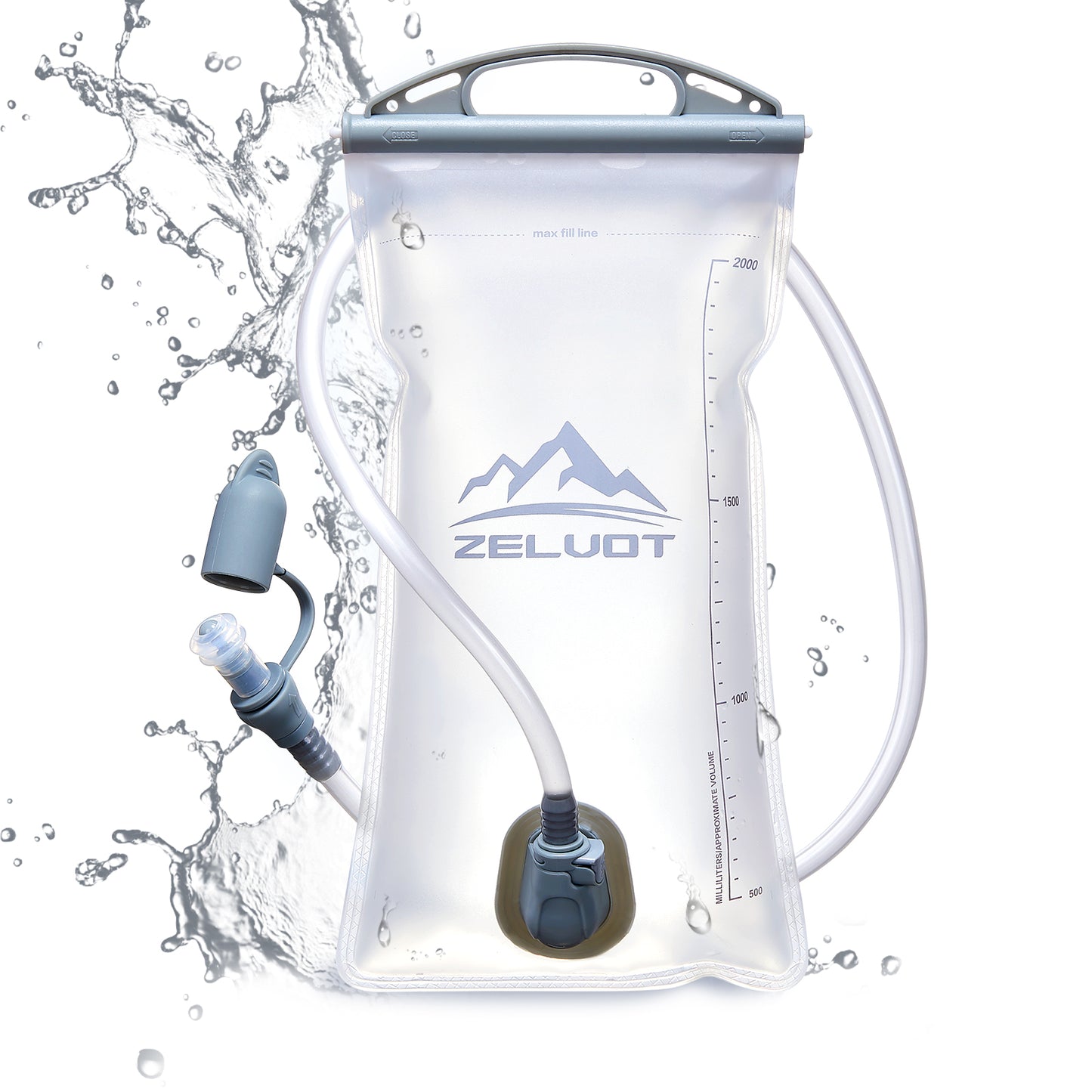 Zelvot | 2L BPA-Free & Leakproof Hydration Bladder