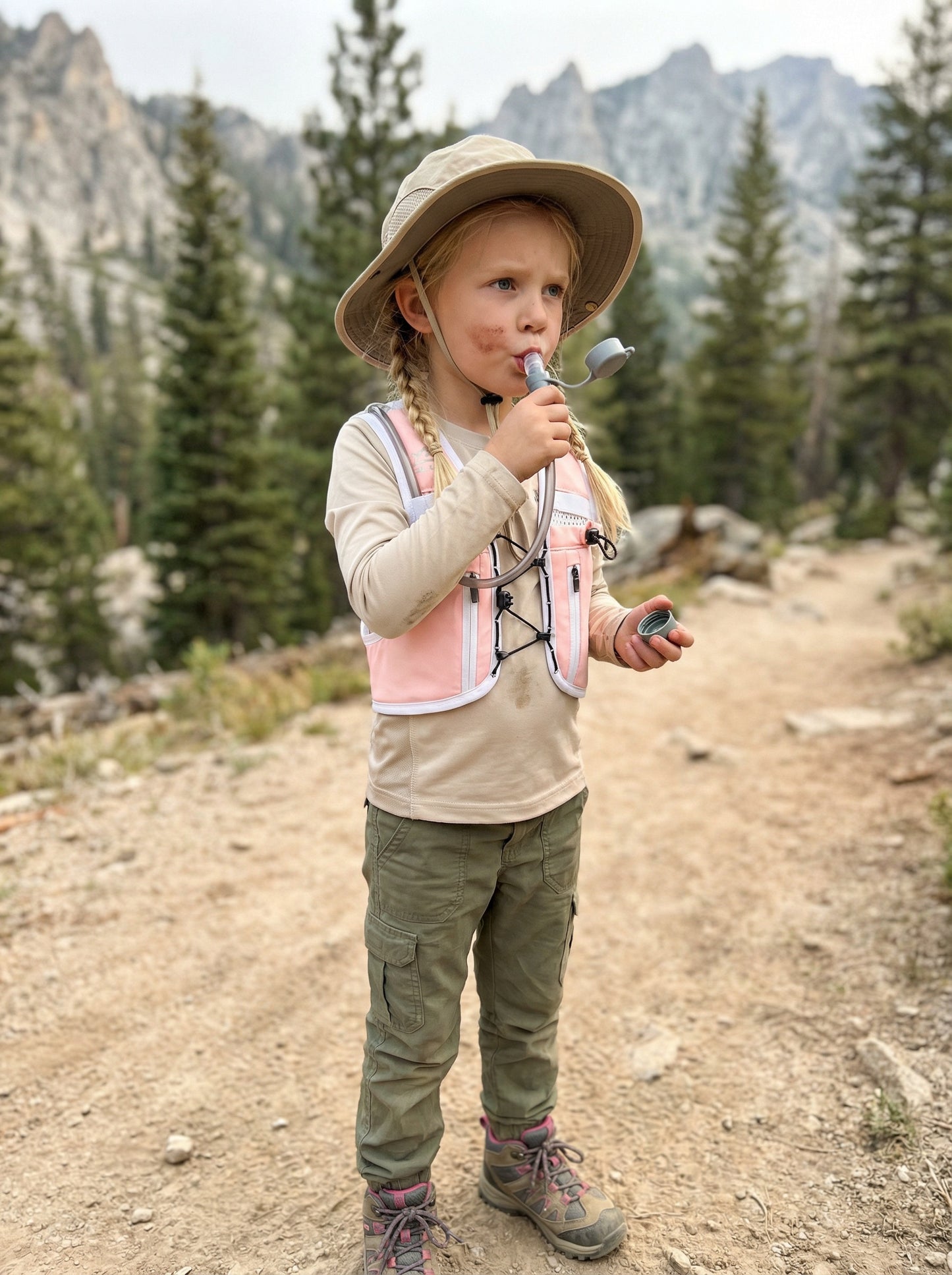 Zelvot | Adjustable Kids Running Vest – 8 Pockets, Lightweight, USA Patent, with Water Bladder