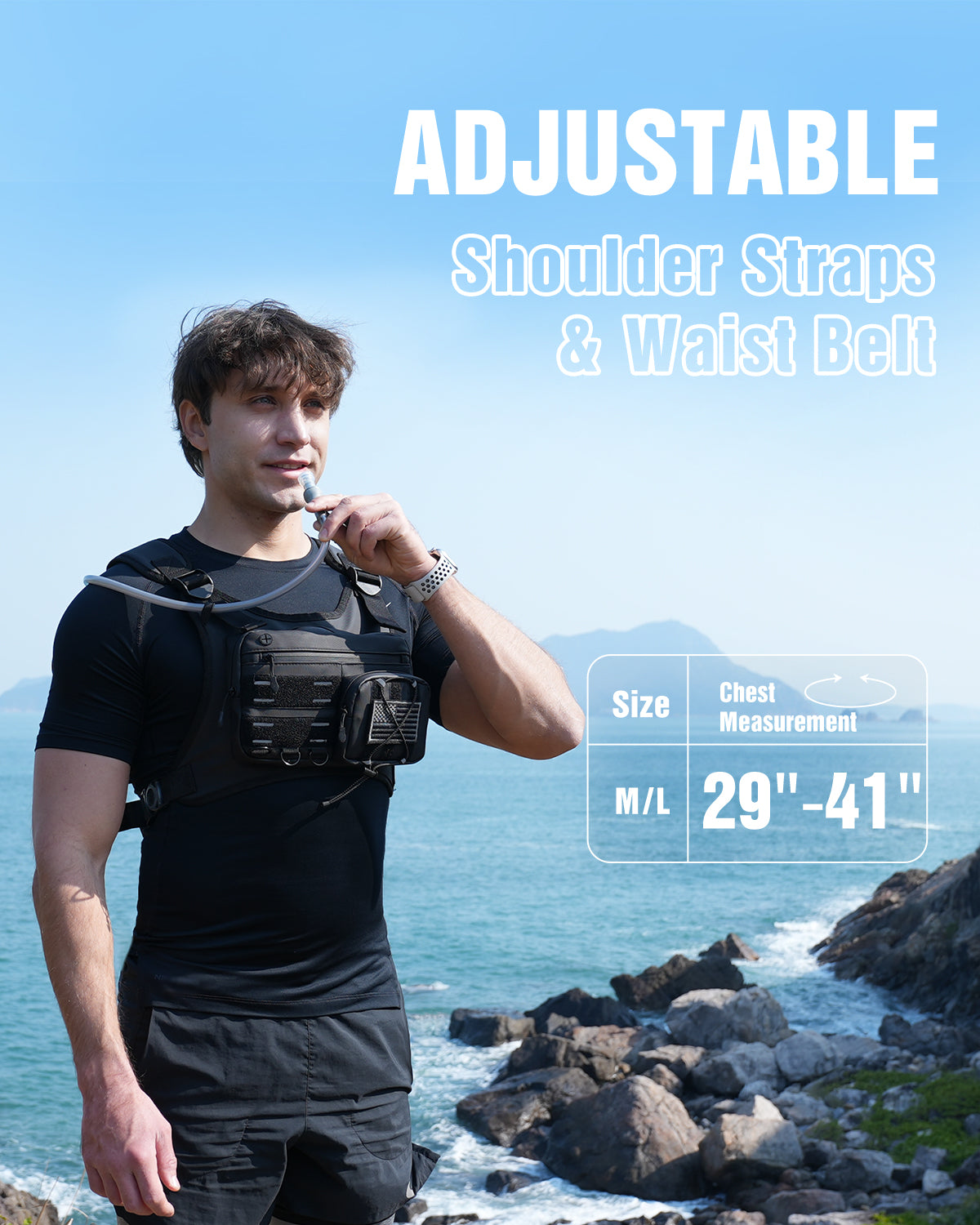 Zelvot | 2L BPA-Free & Leakproof Hydration Bladder
