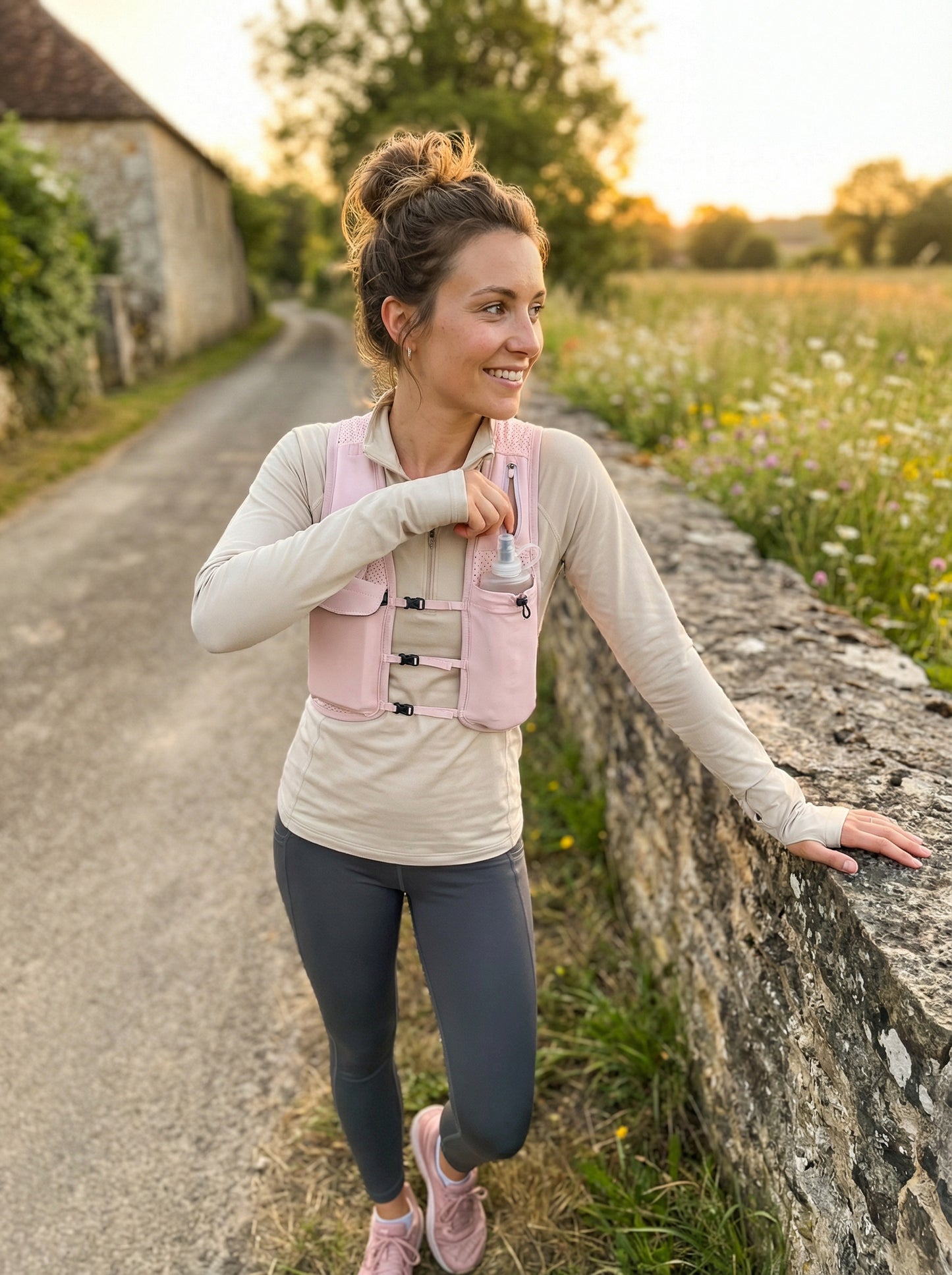 Zelvot | Lightweight Reflective Running Vest | Adjustable 500ml Hydration Pack | USA Patent