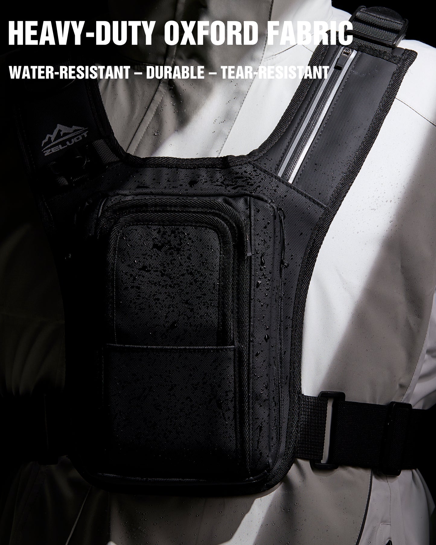 Zelvot | Hands-Free Filming Hydration Vest: 2L Water Bladder, Adjustable & Reflective for Skiing/Hiking